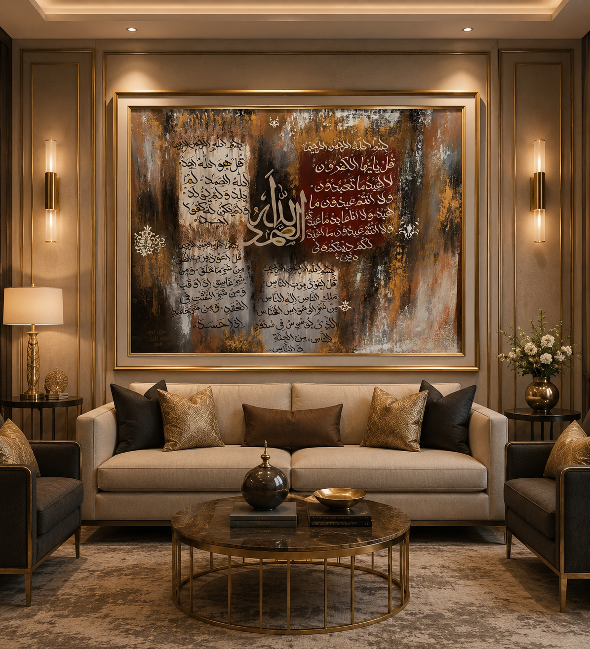 Sacred Charcoal Elegance
Divine Ayat Calligraphy Art
Noor-e-Ayat Wall Décor