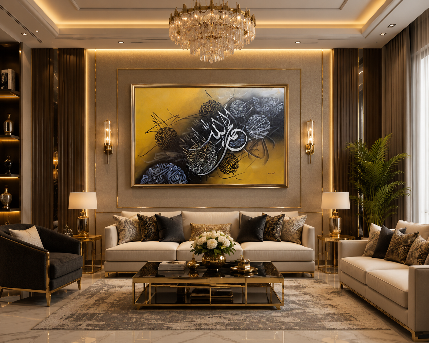 Luxury Islamic Calligraphy Wall Art
Premium Islamic Calligraphy Canvas Painting
Modern Islamic Wall Décor Artwork