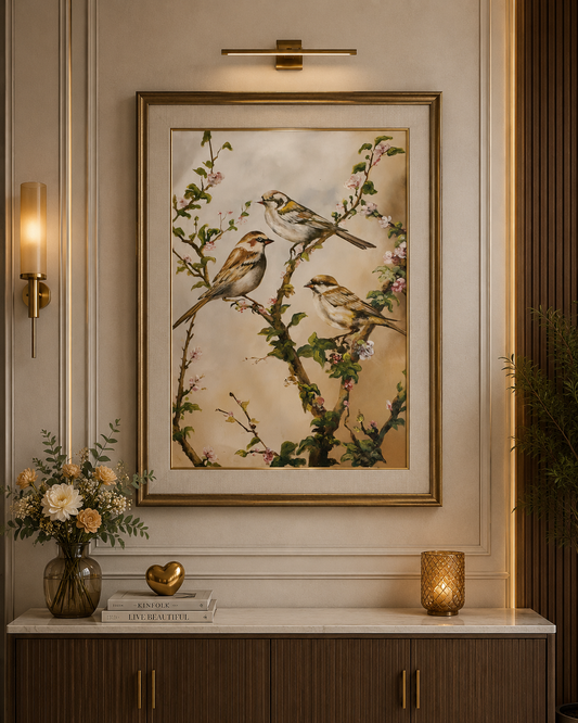 Handmade Bird Art
Handcrafted Bird Painting
Luxury Bird Canvas
Elegant Handmade Bird Art