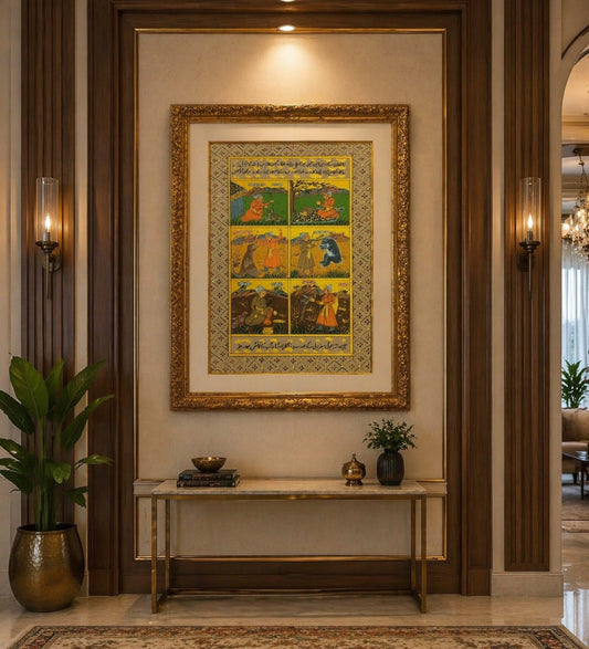 🎨 Mughal Miniature Art Frame – "History on Your Wall"